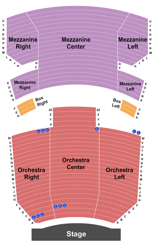 Neil Simon Theatre MJ The Musical Seating Chart